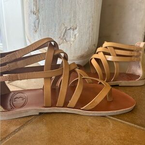 Lucky Brand Tan Leather Sandals